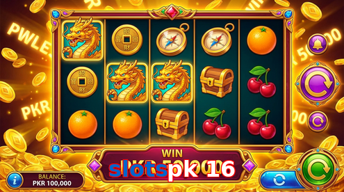 Main screen of Slotspk 16 pg page for PK players