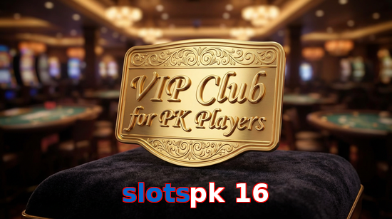 Main screen of Slotspk 16 vip page for PK players